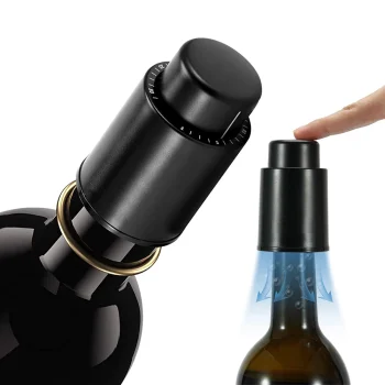 Handy Vacuum-Sealed Reusable Wine Stopper