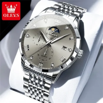 OLEVS Stylish Chronograph Quartz Watch for Men