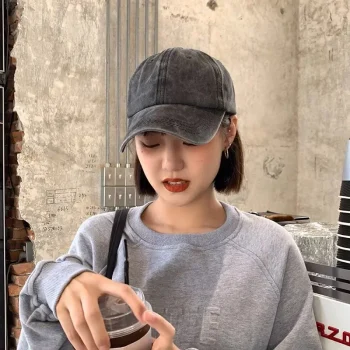 Washed Baseball Cap – Adjustable Hat for Men & Women