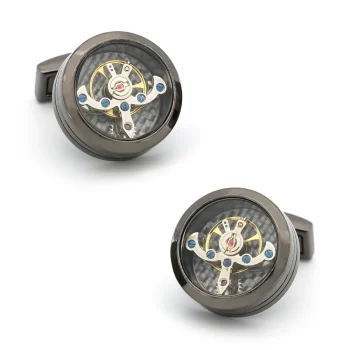 Unique Watch Movement Cufflinks for Men