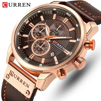 Curren Luxury Chronograph Quartz Watch for Men