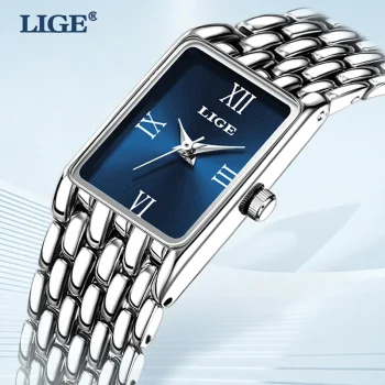 Elegant Quartz Watch with Stainless Steel Strap