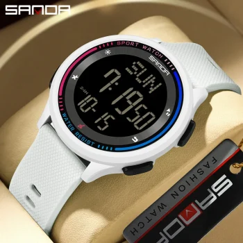 Trendy Digital Sports Watch for Women