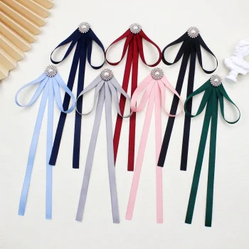 Elegant Ribbon Bow Tie for Women