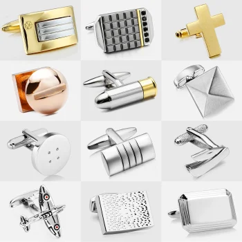 Elegant Men's Cufflinks for French Shirts