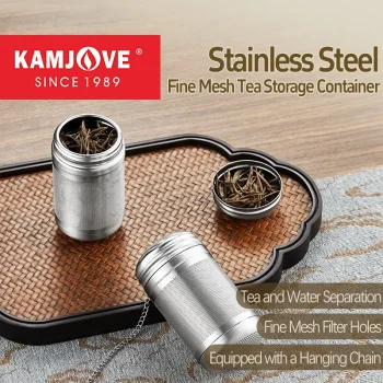 Portable Stainless Steel Tea Infuser Canister