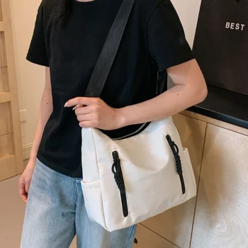 Large Canvas Tote Shoulder Bag for Women