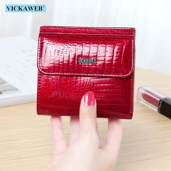 Mini Leather Wallet for Women – Alligator Style