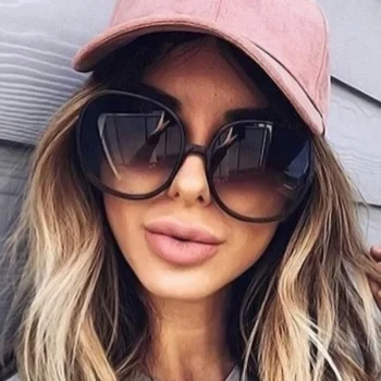 Oversized Round Sunglasses for Women – Stylish