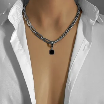 Chunky Chain Necklace – Unisex Statement Style