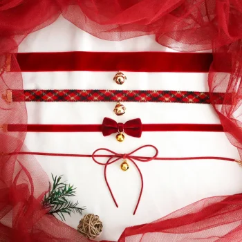 Choker Necklace with Bell Charm – Stylish