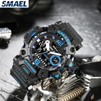 Men's Waterproof Military Sports Watch