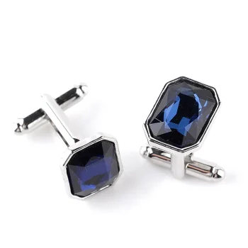 Men’s Luxury Crystal Cufflinks for Shirts