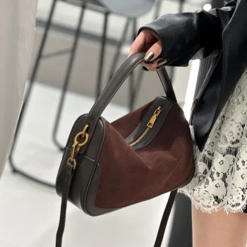 Luxury Genuine Leather Shoulder Handbag