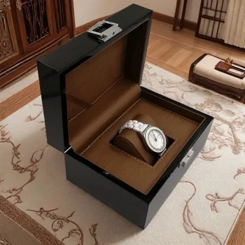 Luxury Wooden Watch Box – Gift-Ready Case