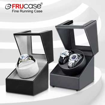 Frucase dual-mode PU watch winder box for automatic watches