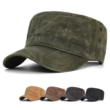 Vintage waterproof army hat for men