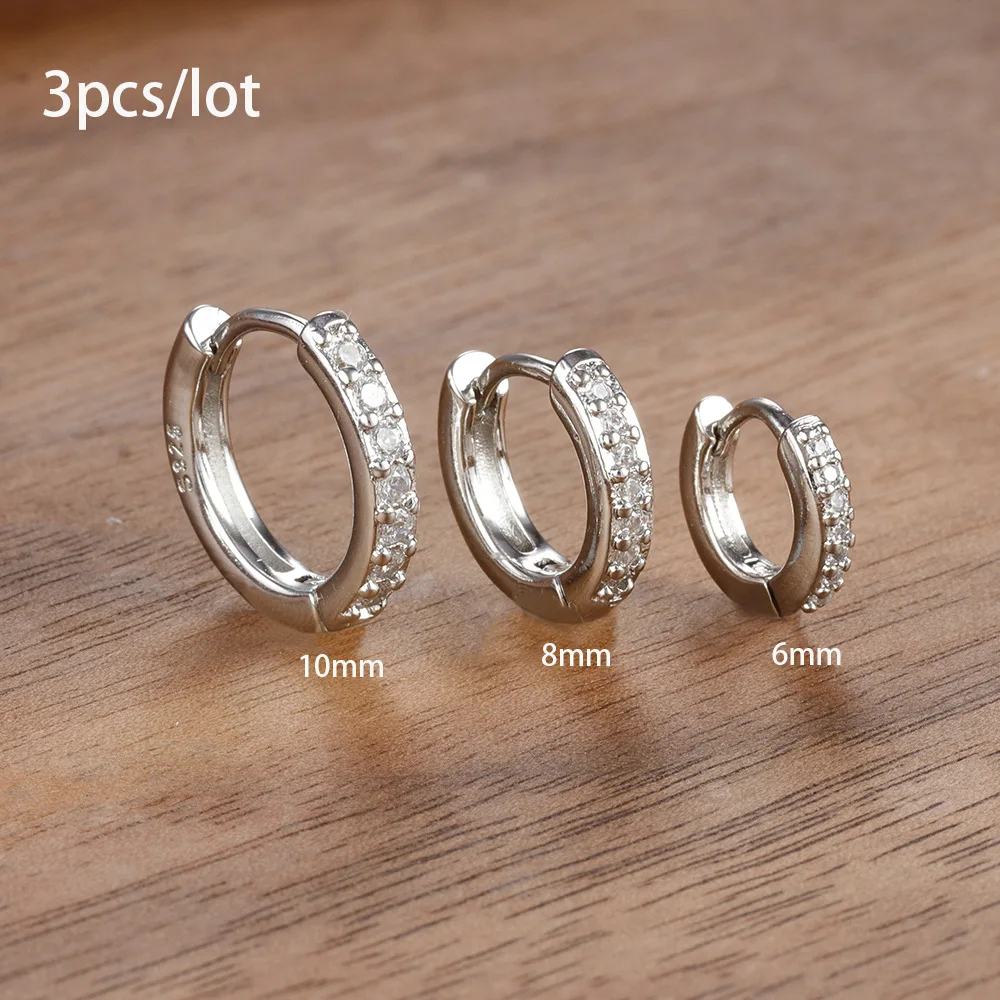Silver-white-3pcs