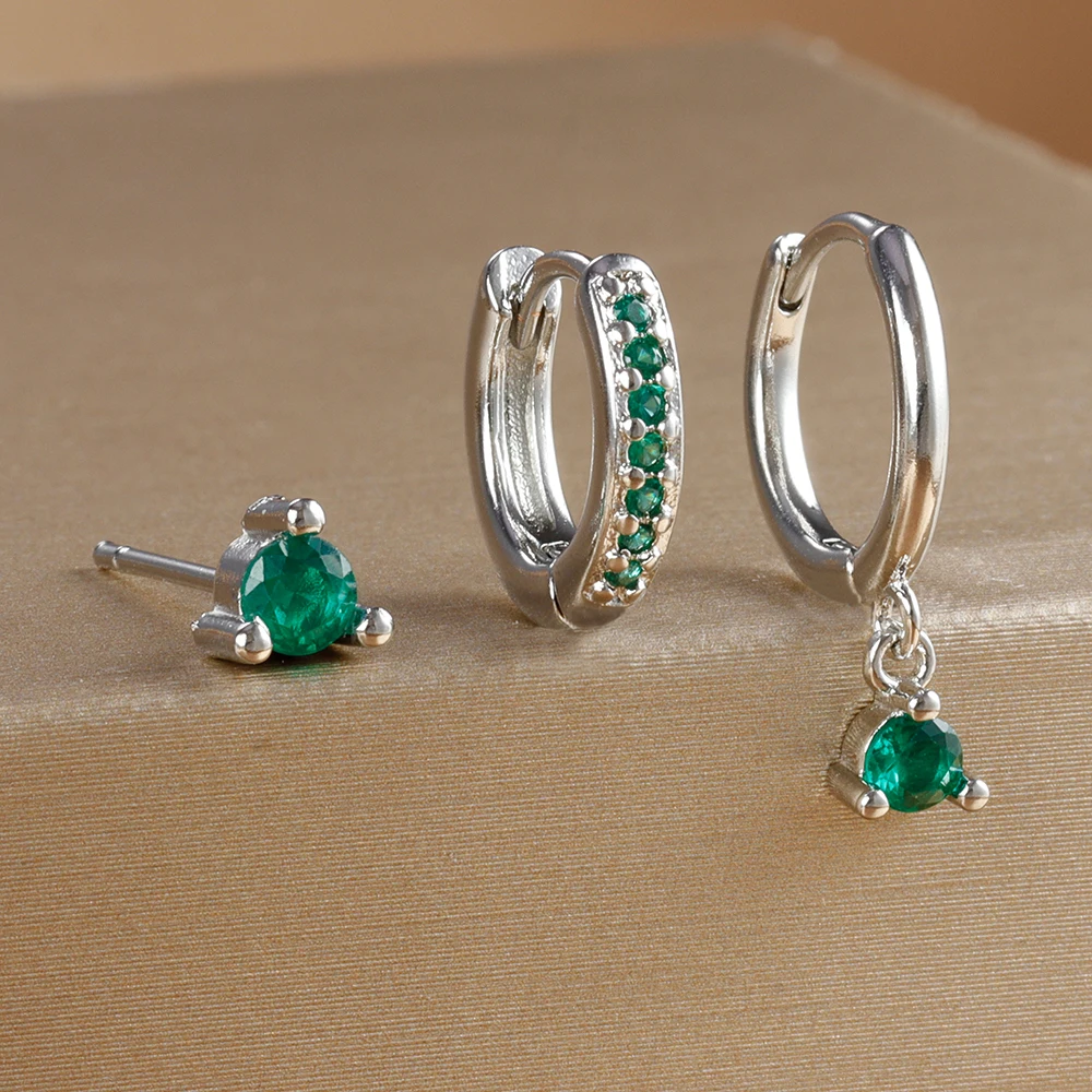 Silver-green-3pcs