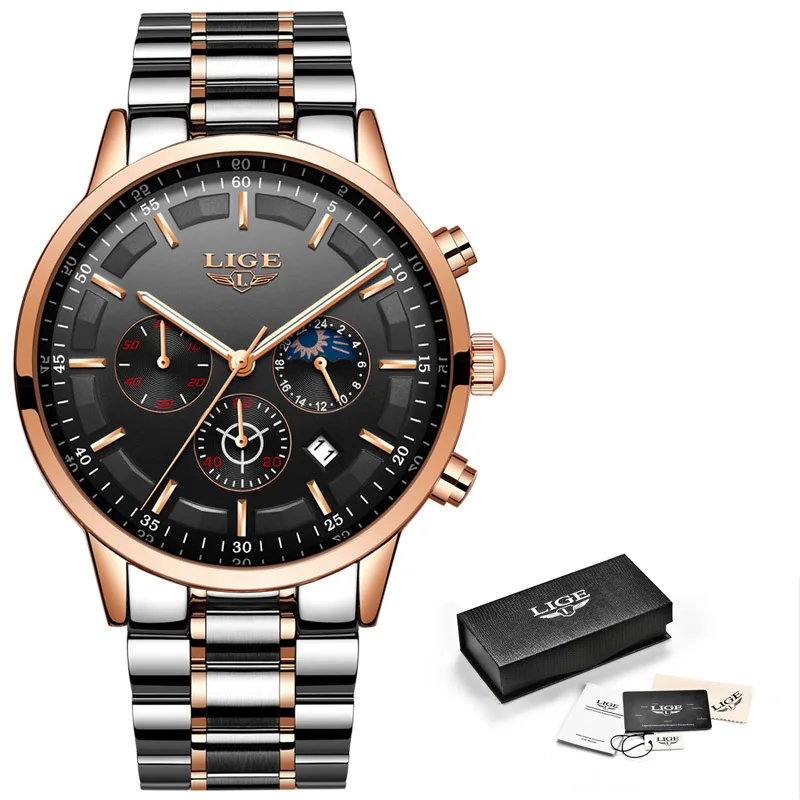 rose gold black S