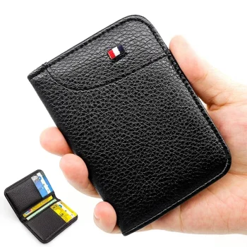 Portable PU Leather Wallet for Men