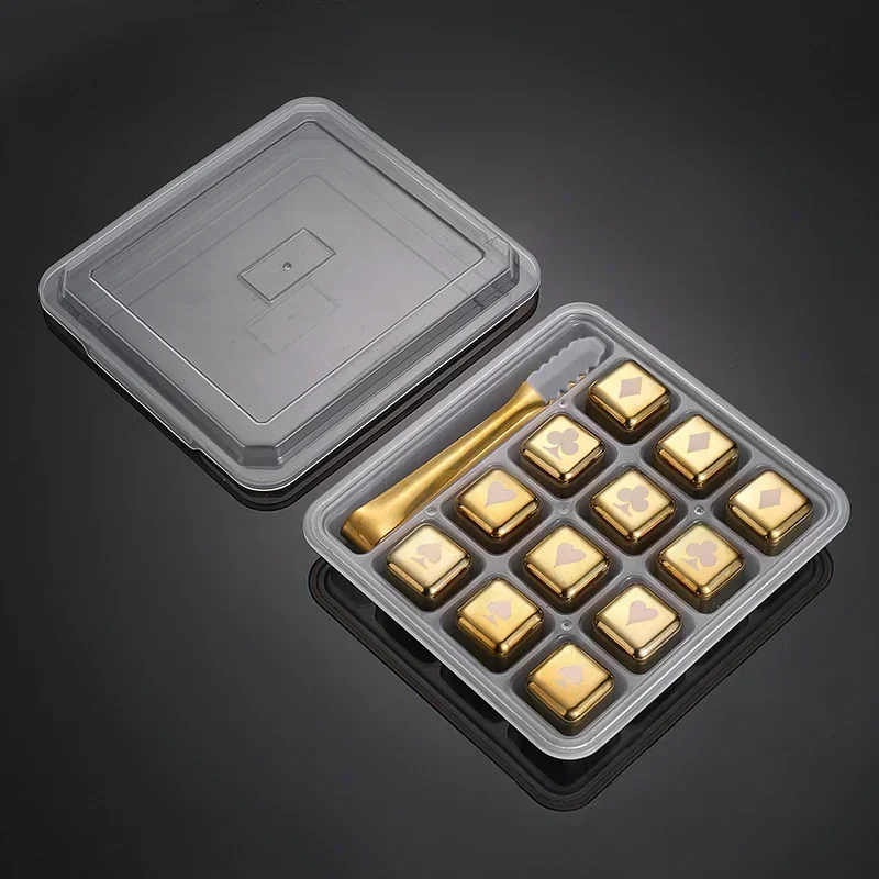 Poker 12pc Gold