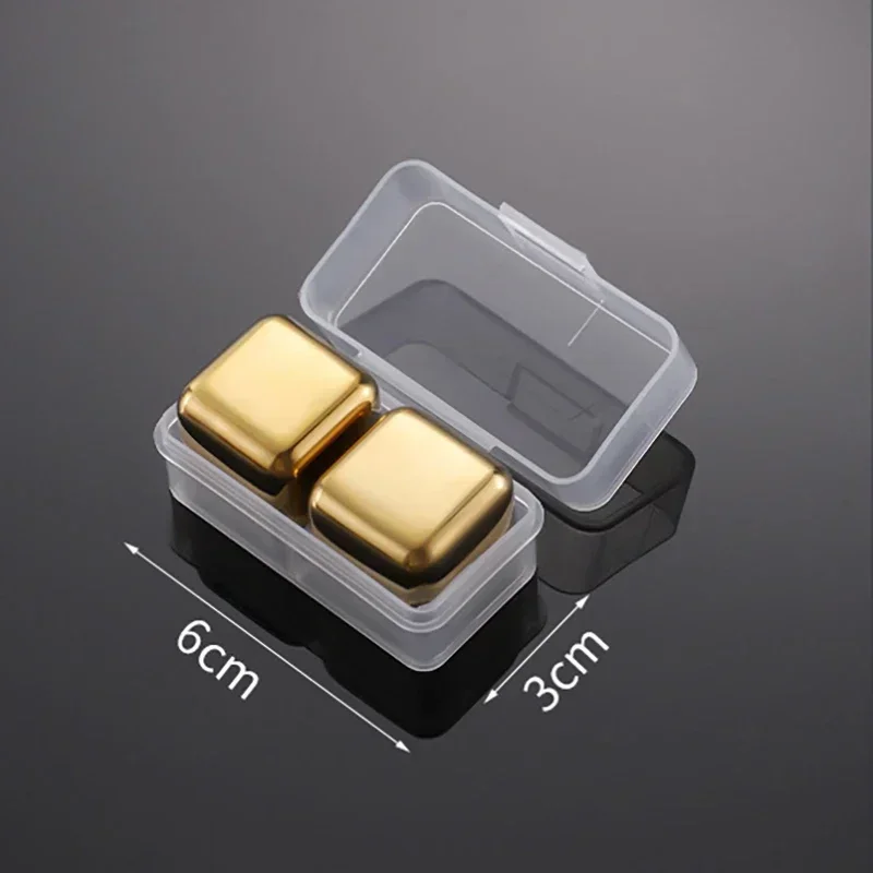 2pcs Gold