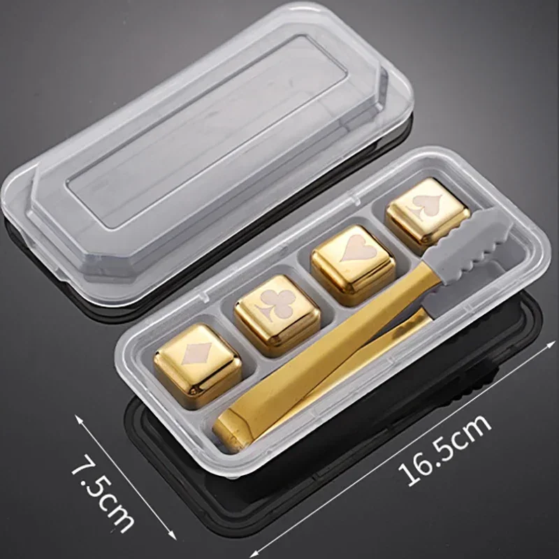 Poker 4pc Gold Clip