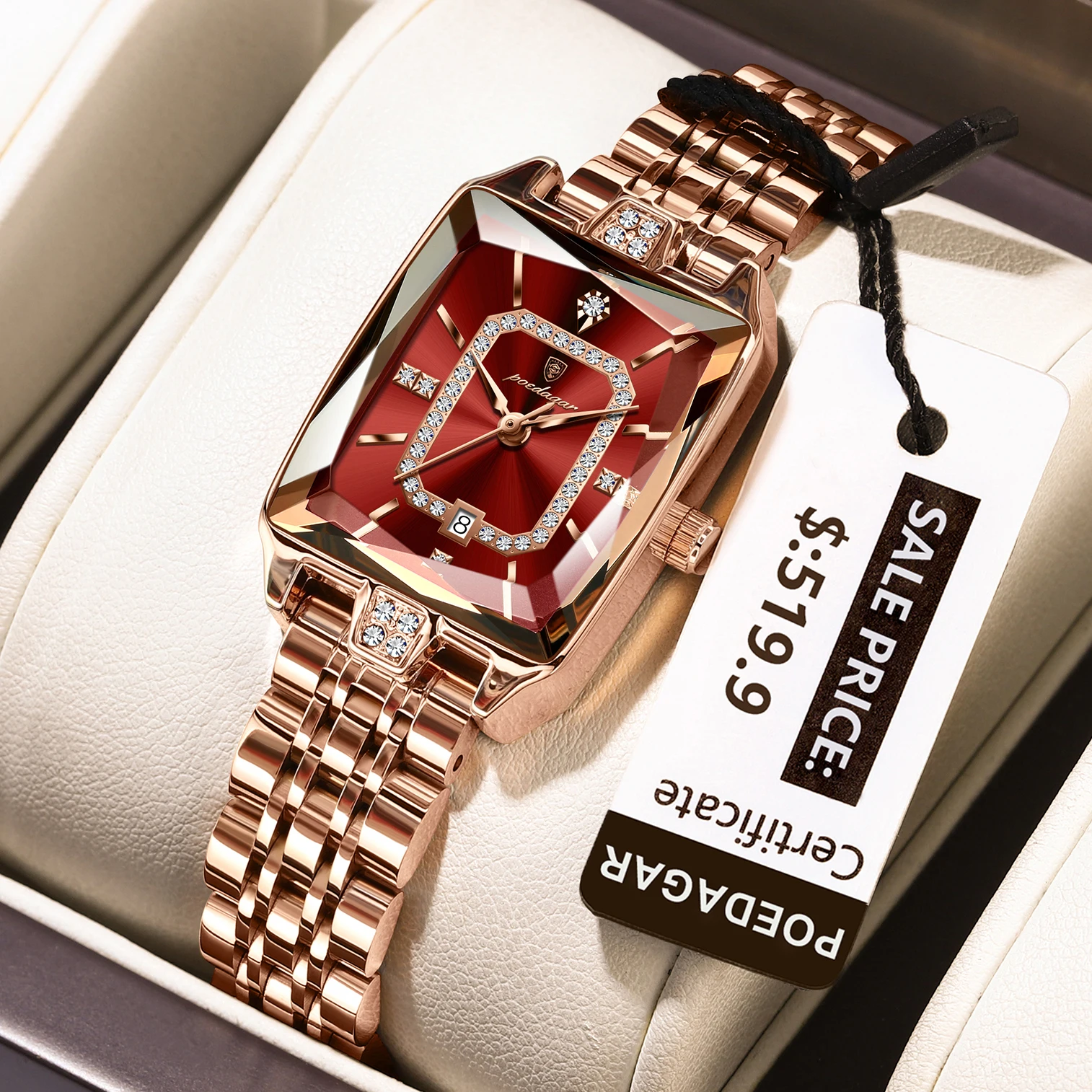 785 RoseGold Red