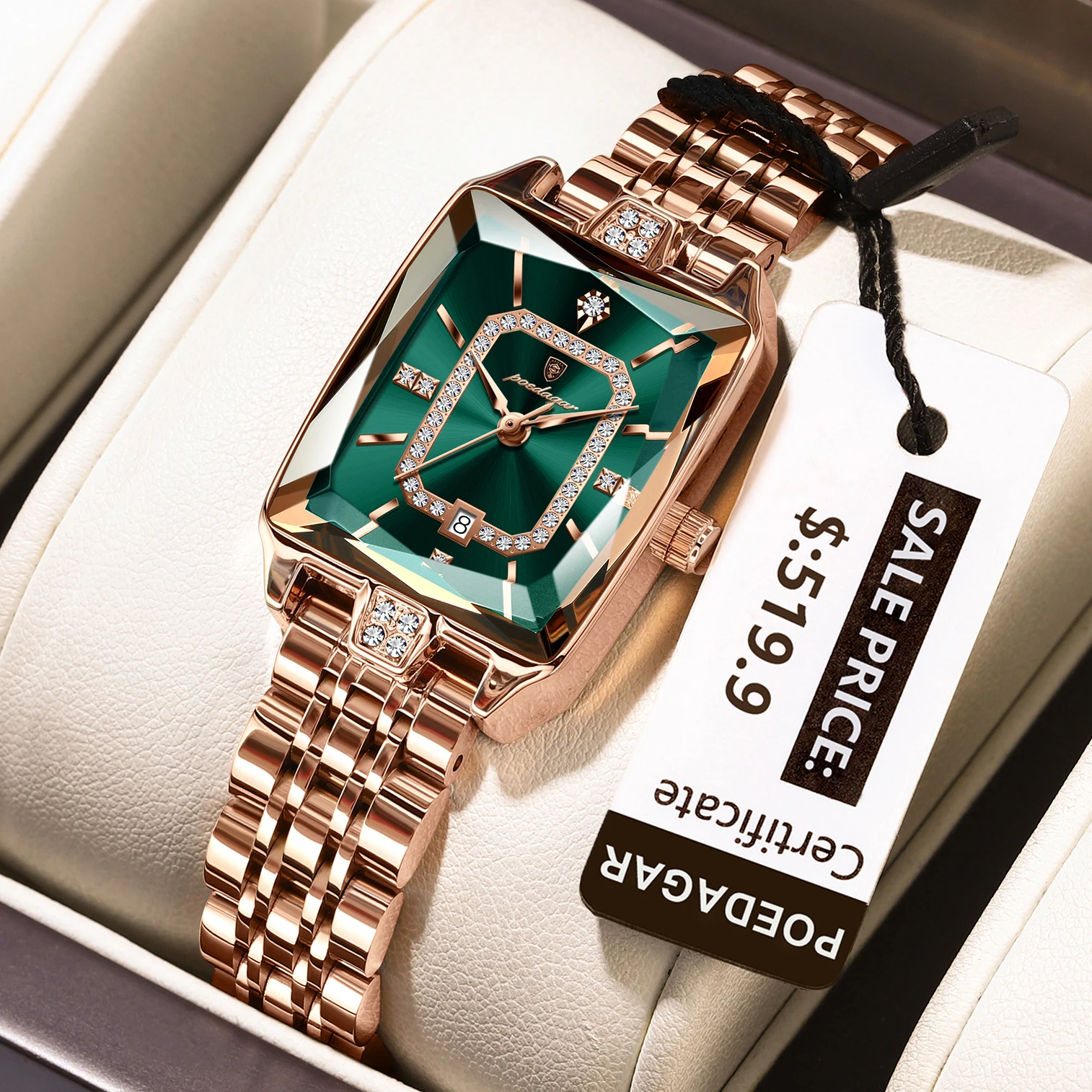 785 RoseGold Green
