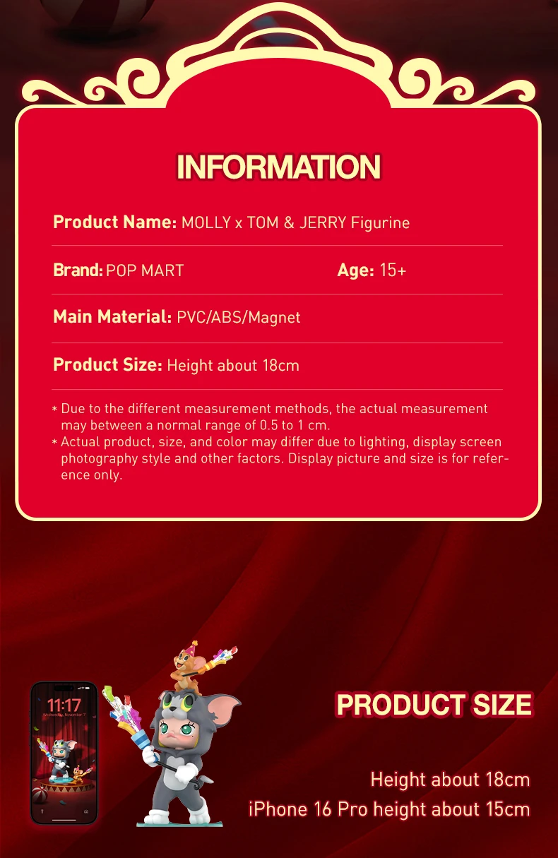 POP MART MOLLY × TOM & JERRY Figurine