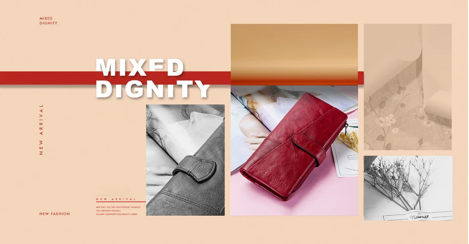 CONTACT'S 100% Genuine Leather Wallet Women Long Coin Purse Clutch Bag Name Engraving Card Holder Money Clip Handbag Men's Purse