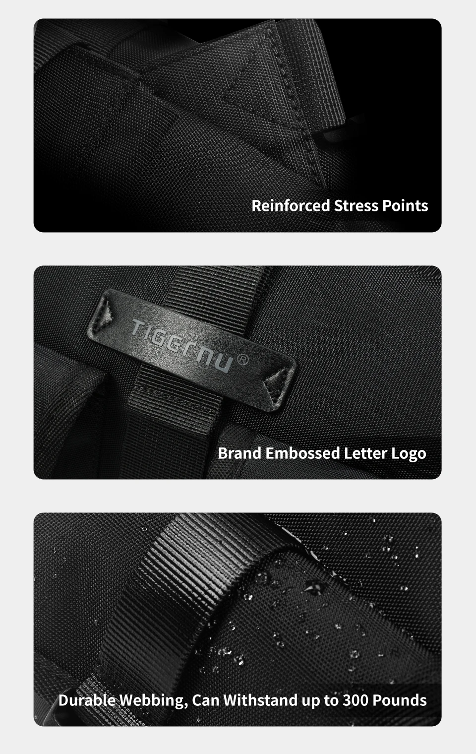 Tigernu Fashion Messenger Bags Male Shoulder Bags 13.3inch Laptop Bag Outdoor Crossbody Bags For Men Cycling Bags Boys Messenger