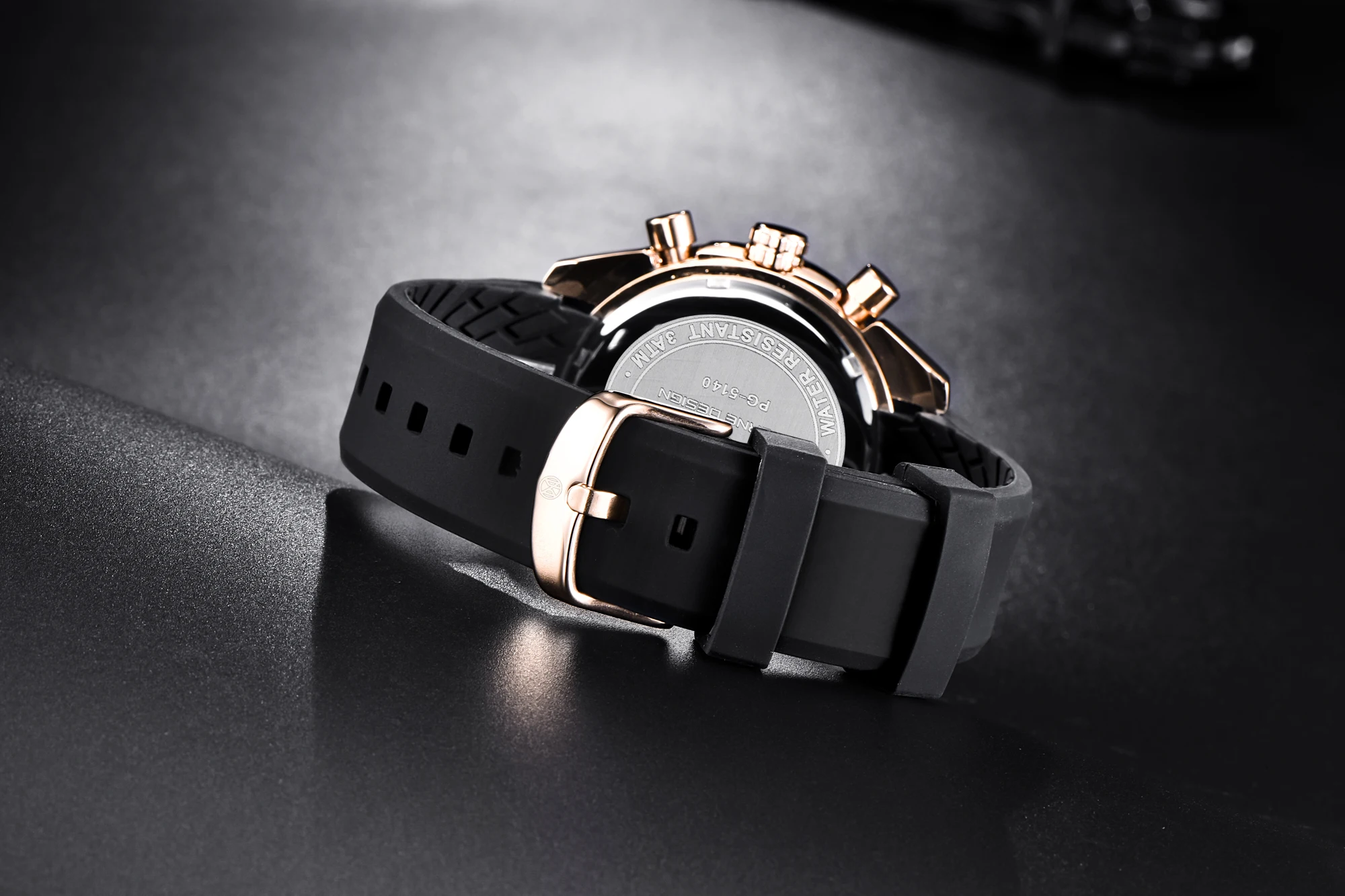 PAGANI DESIGN （Pagrne） New Men Quartz Watch Rubber Belt Men's Luxury Watch Fashion Casual Sports Male Clock Relogio Maasculino