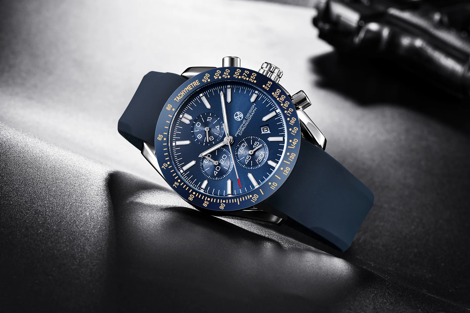 PAGANI DESIGN （Pagrne） New Men Quartz Watch Rubber Belt Men's Luxury Watch Fashion Casual Sports Male Clock Relogio Maasculino