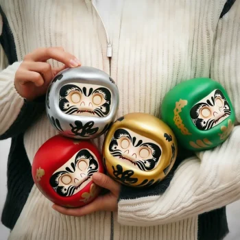 Japanese Daruma Lucky Charm – Coin Bank