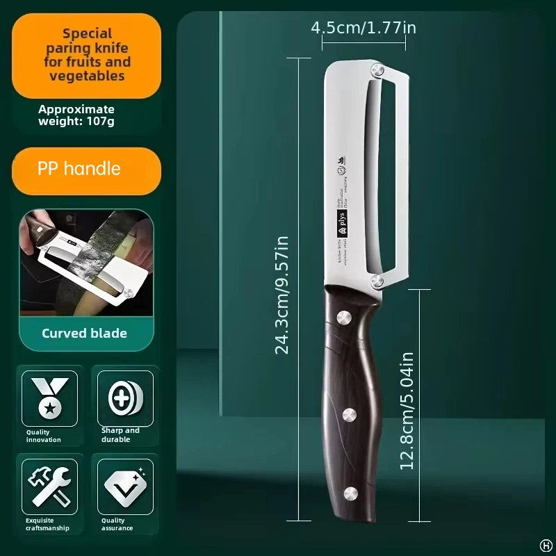 Stainless Steel Vegetable Peeler with Curved Blade and Multiple Handle Options for Fruits and Vegetables