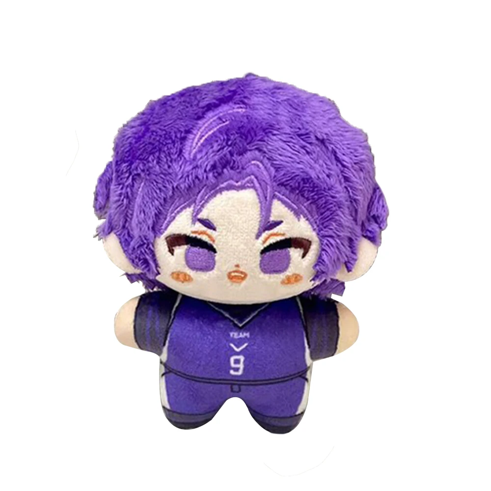 Blue Lock-inspired 12cm anime plush doll featuring Bachira Meguru, Michael Kaiser, Seishiro Nagi, Reo Mikage and Hyoma Chigiri collectible soft toy