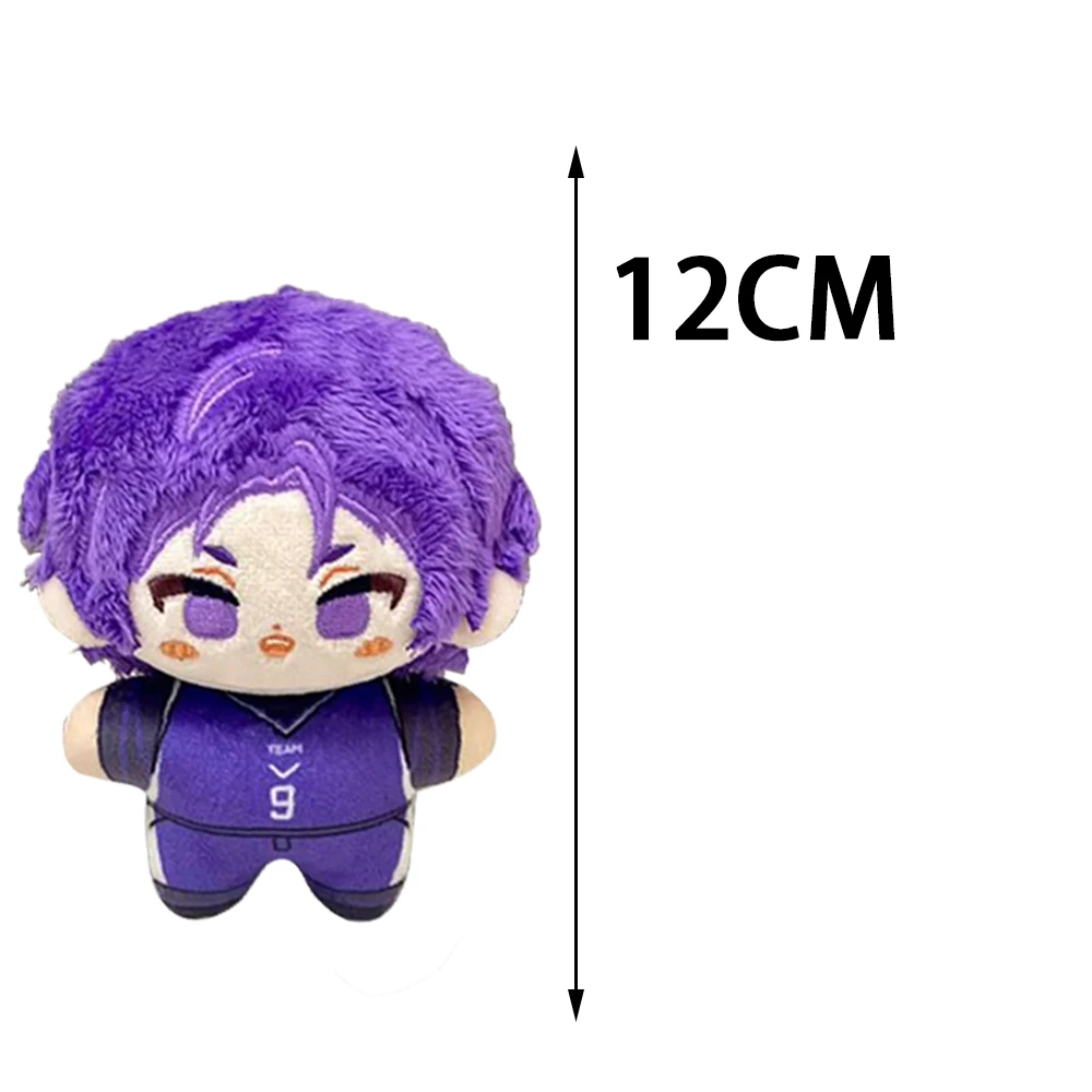 Blue Lock-inspired 12cm anime plush doll featuring Bachira Meguru, Michael Kaiser, Seishiro Nagi, Reo Mikage and Hyoma Chigiri collectible soft toy