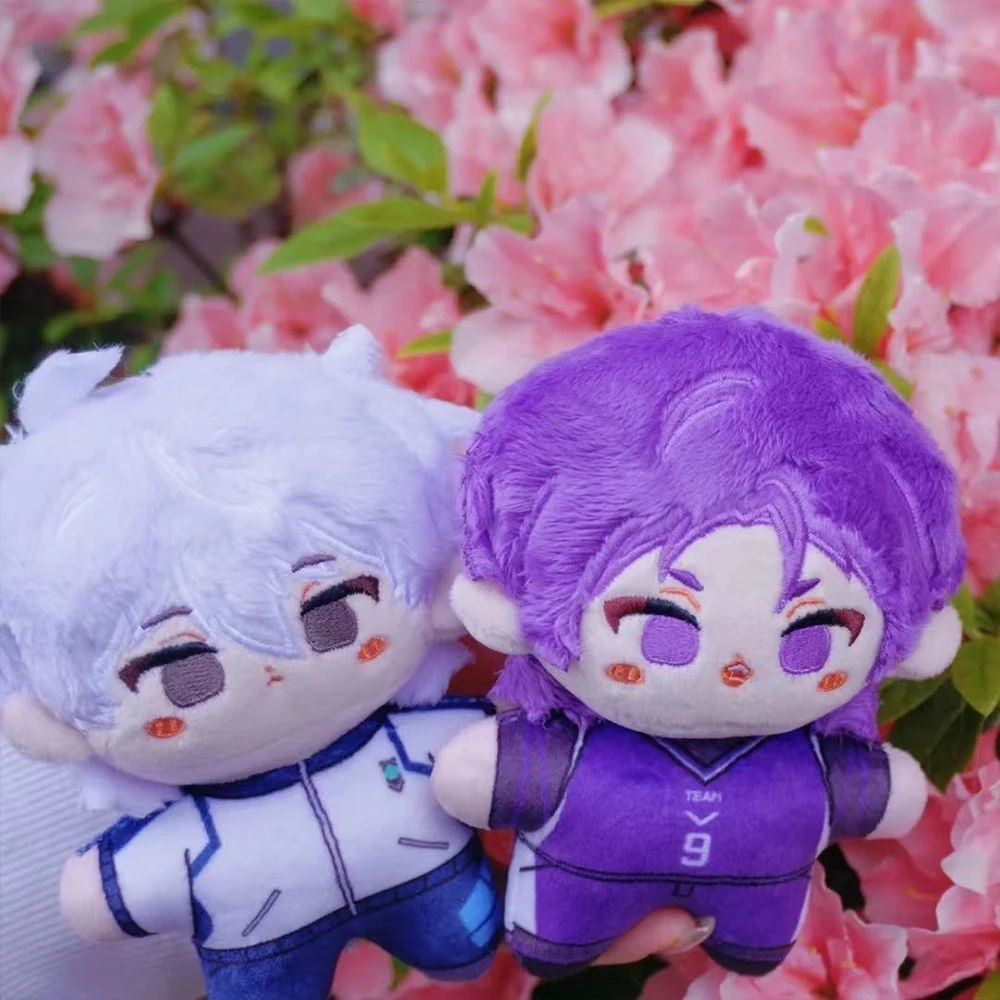 Blue Lock-inspired 12cm anime plush doll featuring Bachira Meguru, Michael Kaiser, Seishiro Nagi, Reo Mikage and Hyoma Chigiri collectible soft toy