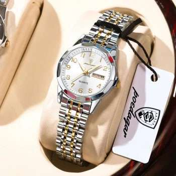 Ladies Watch - POEDAGAR Stainless Steel Quartz