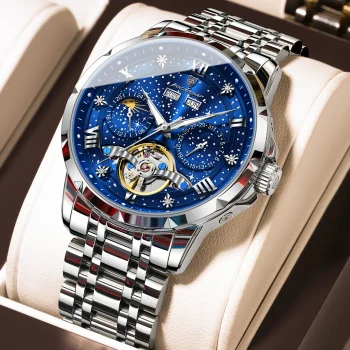 Men's Automatic Watch – POEDAGAR Tourbillon